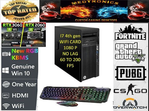 Custom gaming desktop hp - pc,